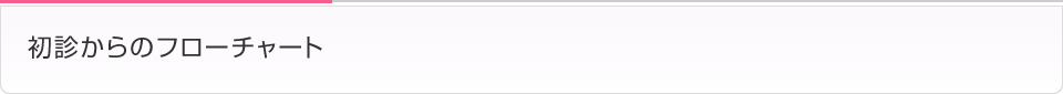 初診からのフローチャート